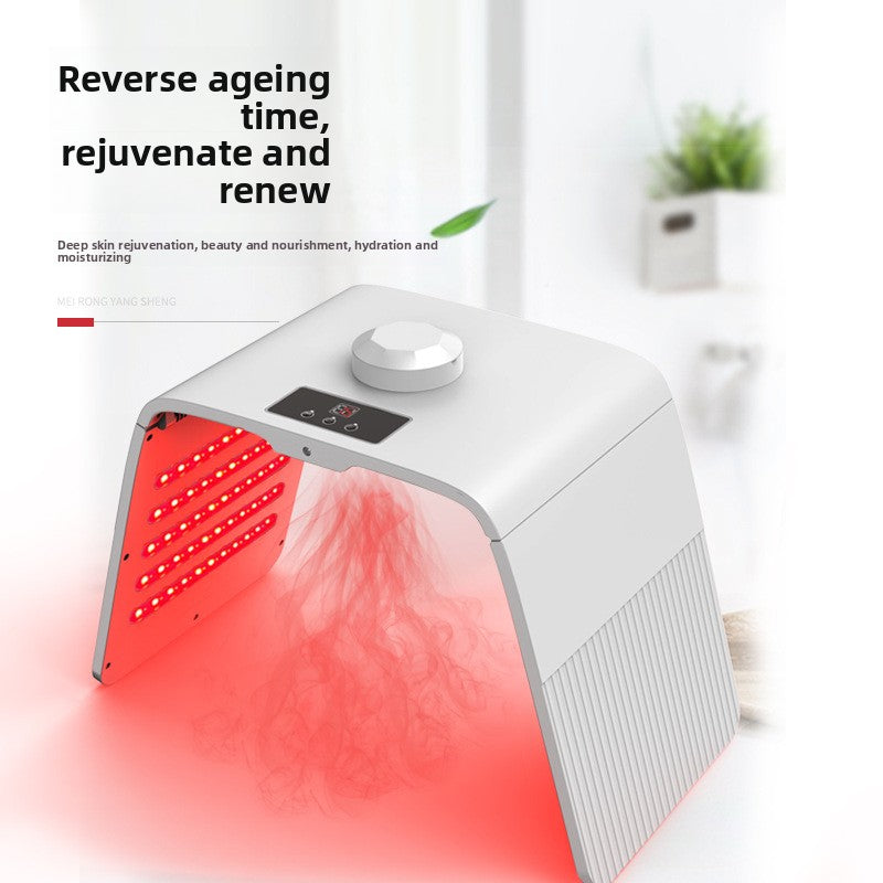 Foldable LED Photon Rejuvenation Instrument with Spray