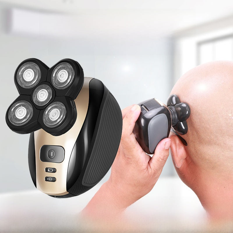 Electric Shaver with 4D Floating Head and Waterproof Design