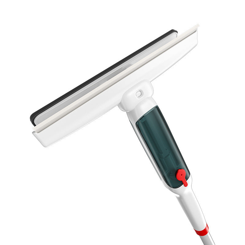 Adjustable Window Cleaning Tool with Scrubbing Cloths for High-rise Glass