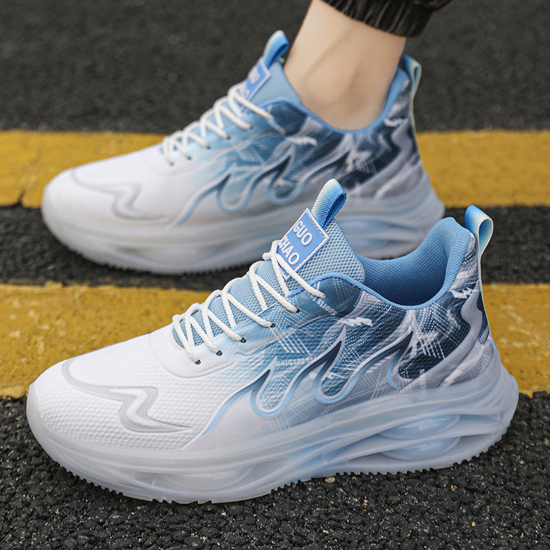 Men's Breathable Mesh Casual Sports Shoes with Non-Slip Sole