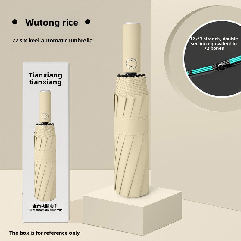 72-Bone Automatic Folding Umbrella