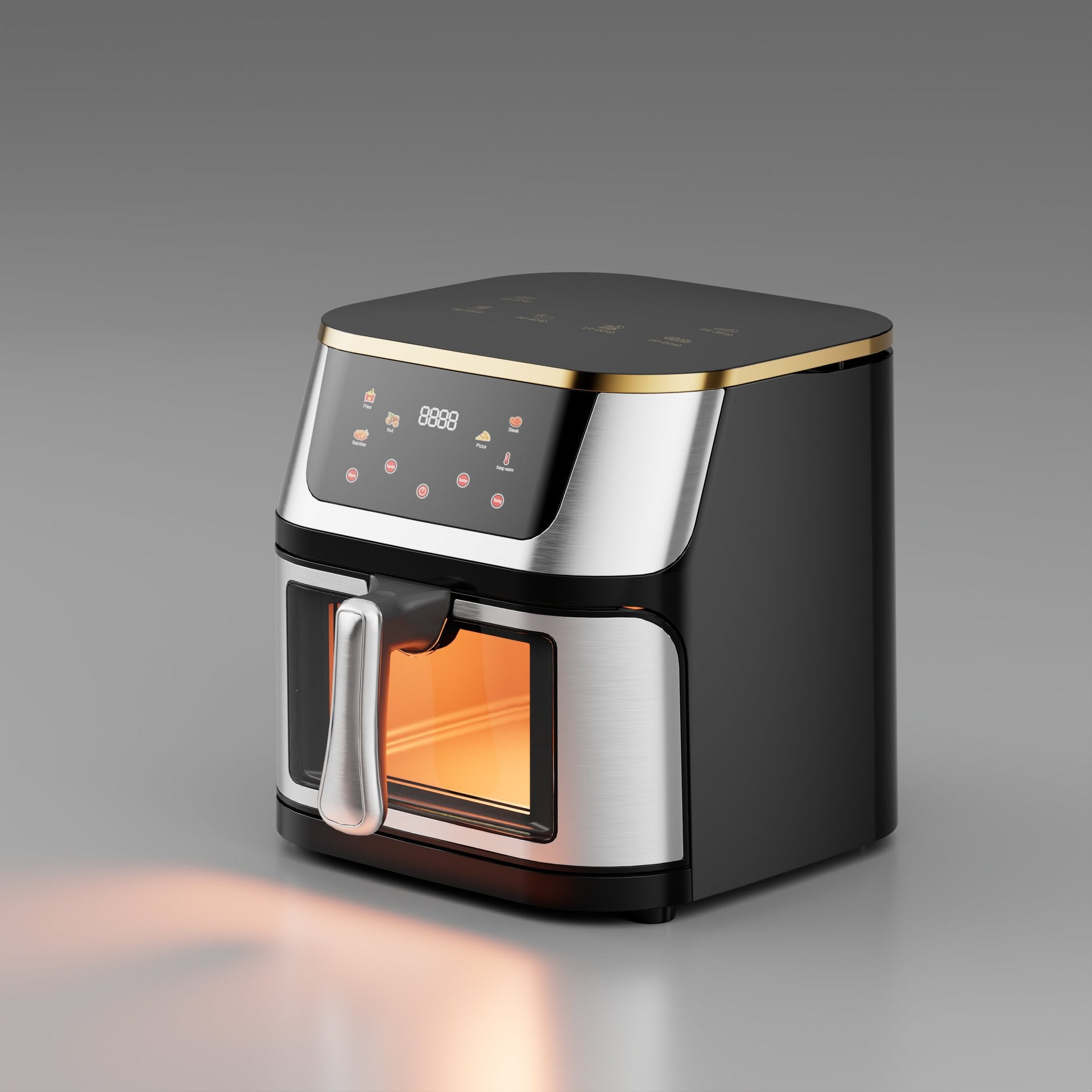 Large Capacity Intelligent Visual Air Fryer