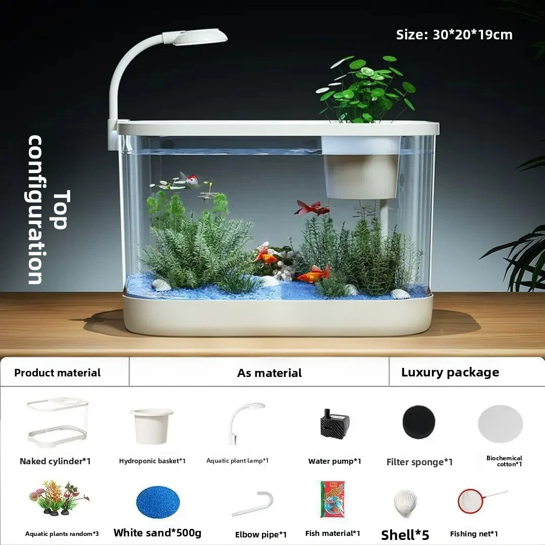 Desktop Fish Tank with Cover
