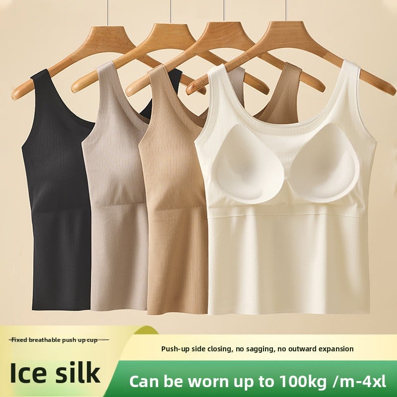 Lingerie with chest pads and a beautiful back