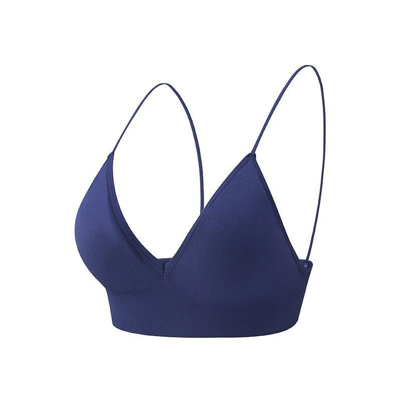 Women's Deep V Triangle Cup Wirefree Bra.