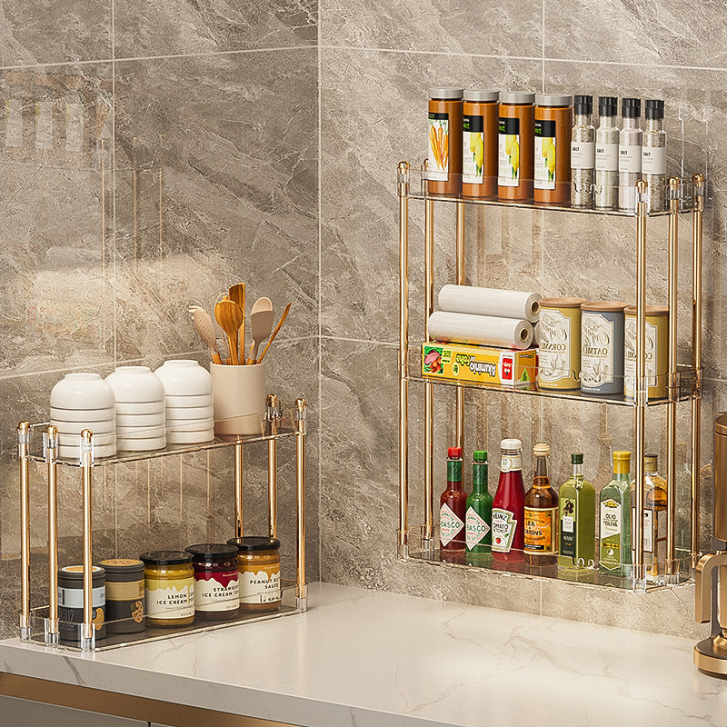 Bathroom Toilet Storage Rack Multi-Tier Wall-Mounted Organizer