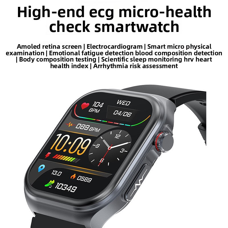 ET585 Smart Watch with ECG and Health Monitoring