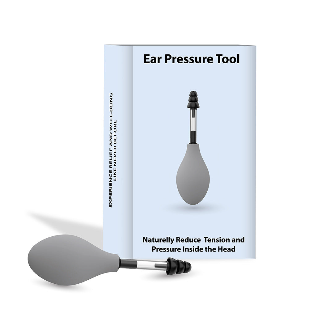 Ear pressure device massage tool