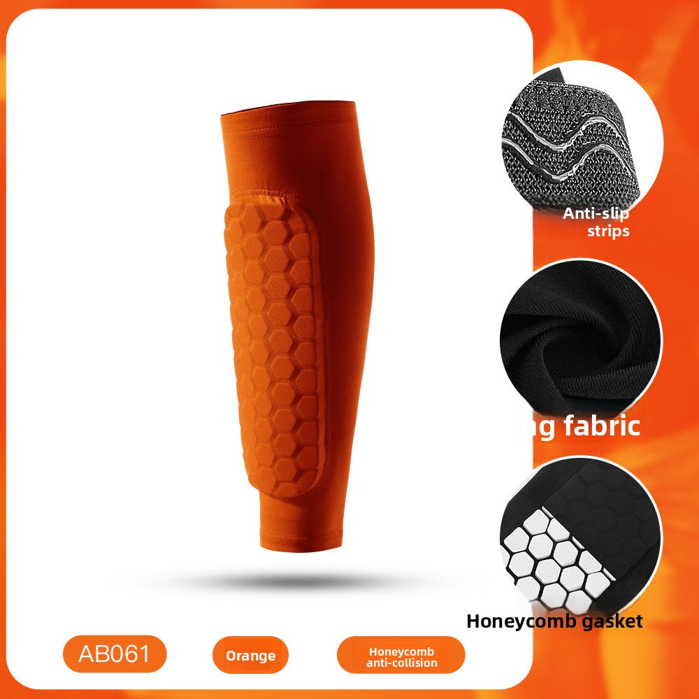 Breathable Honeycomb Sports Leg Guards for Running and Basketball