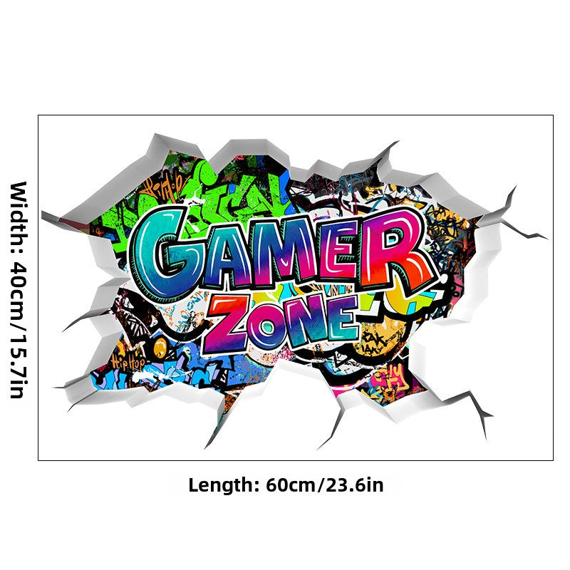 3D Cartoon Anime Wall Sticker