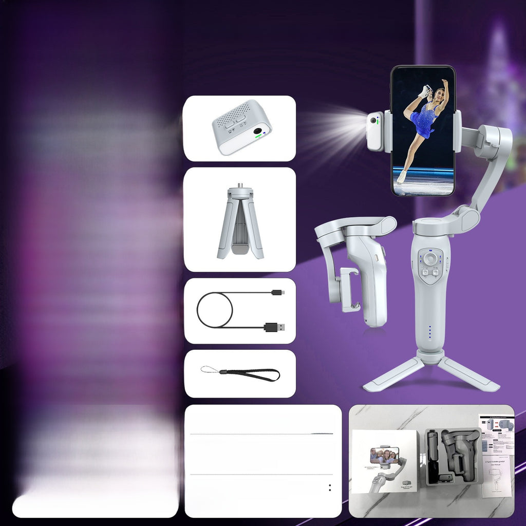 Handheld Gimbal Stabilizer with AI Tracking