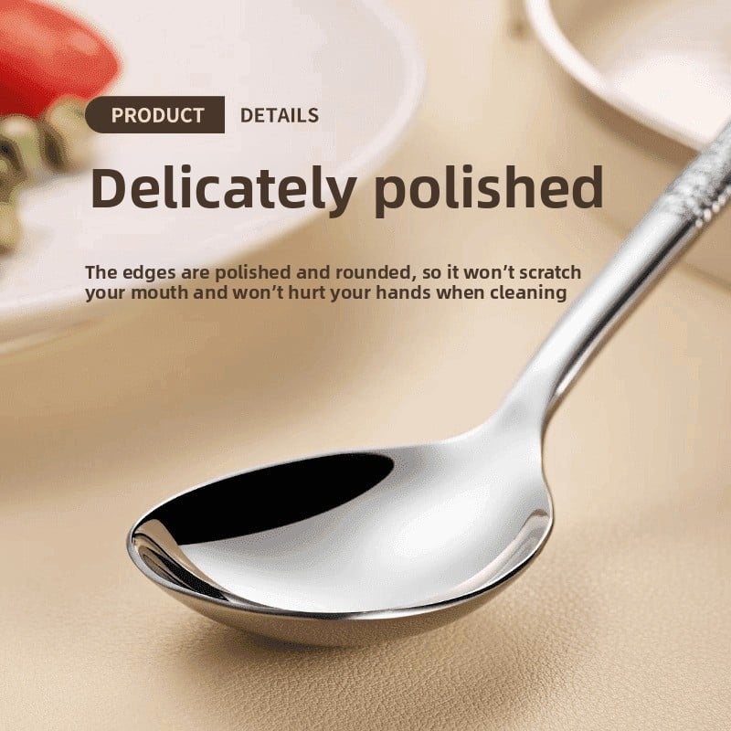 Long Handle 304 Soup Spoon