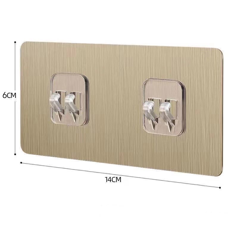 Transparent and traceless hook without punching holes
