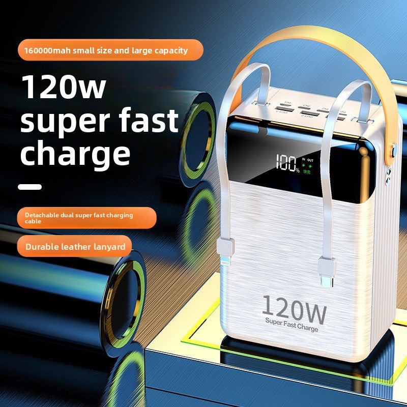 120W Fast Charging Power Bank with High Capacity