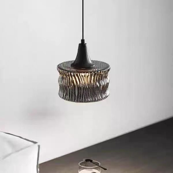 Modern and simple glass chandelier
