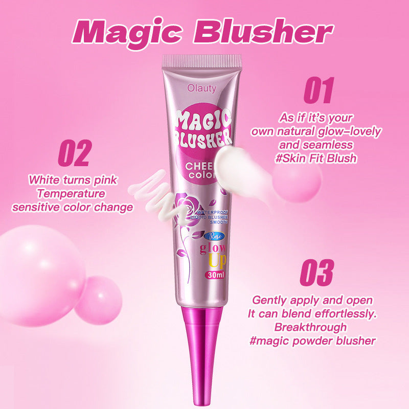 Color-changing blush