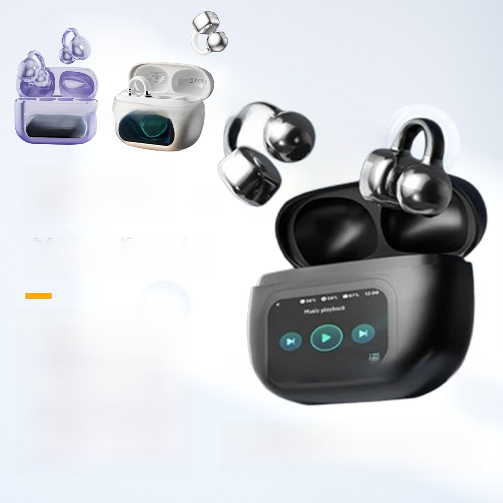 Clip-On AI Smart Bluetooth Headphones