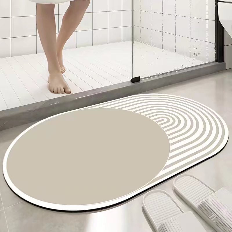 Ins Minimalist Diatom Mud Non-Slip Bathroom Floor Mat