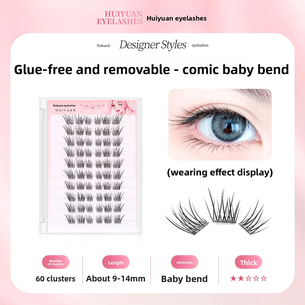 5D Glue-Free False Eyelashes