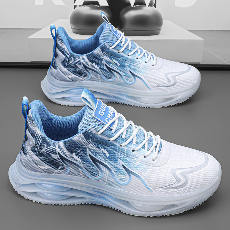 Men's Breathable Mesh Casual Sports Shoes with Non-Slip Sole