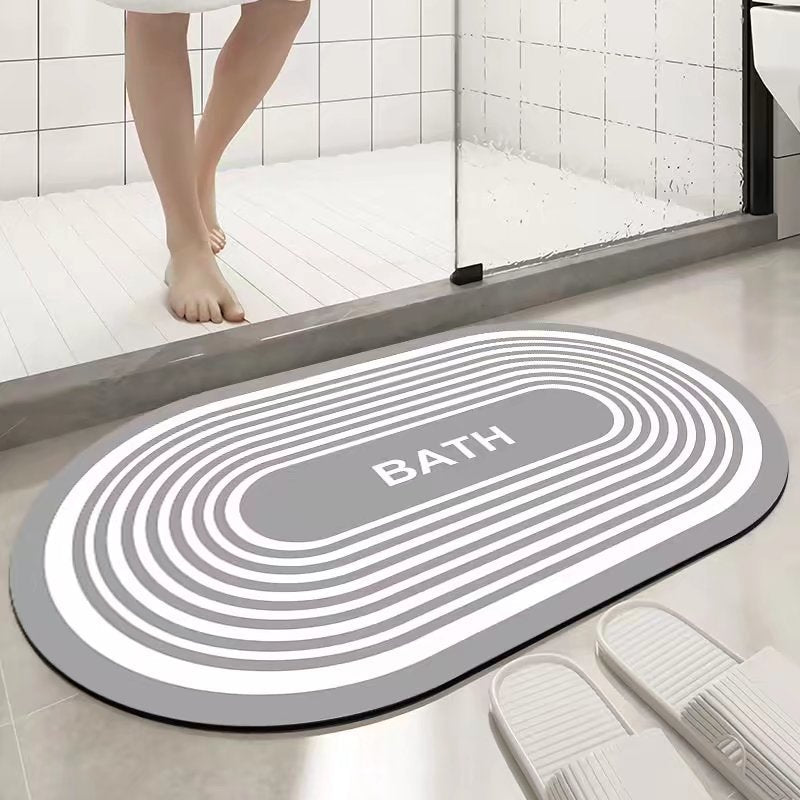 Ins Minimalist Diatom Mud Non-Slip Bathroom Floor Mat