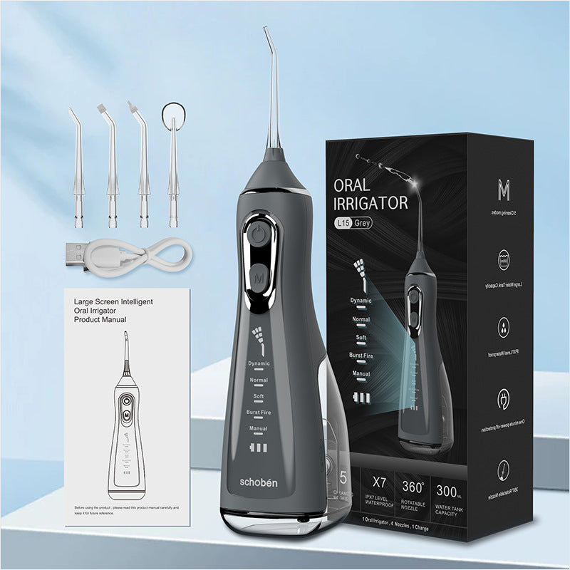 Factory direct sale portable dental irrigator electric oral cleaning dental scaler to calculus irrigator dental scaler water dental floss