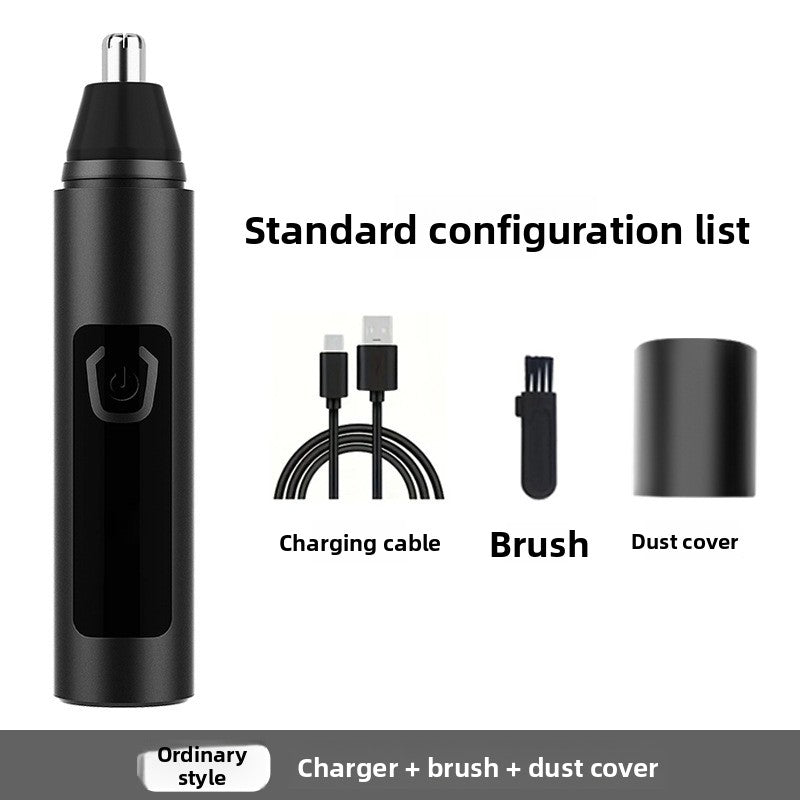 Rechargeable Electric Nose Hair Trimmer with Washable Head