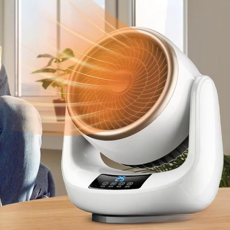 Compact Dual-Use Desktop Heater