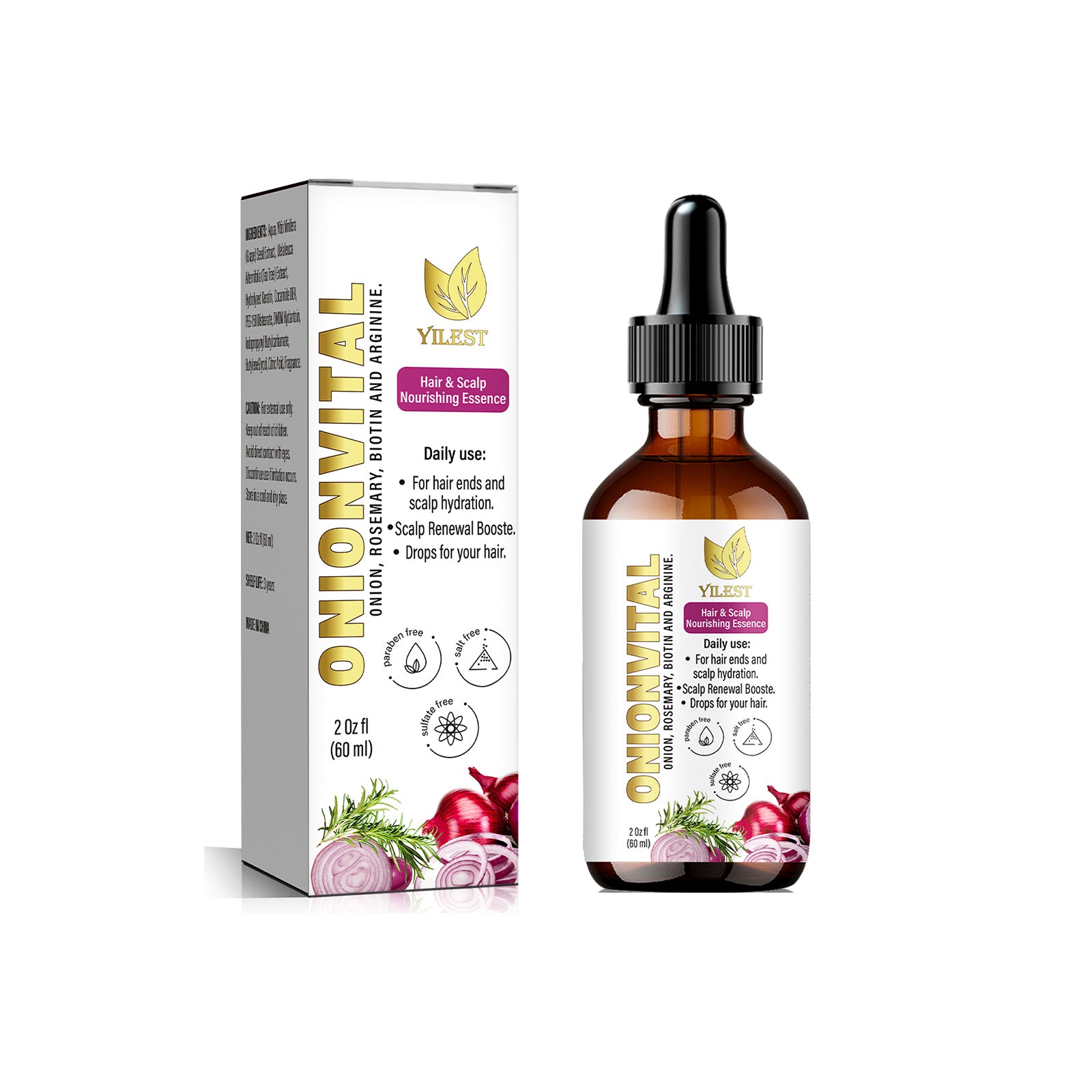 Onion hair care essential oil