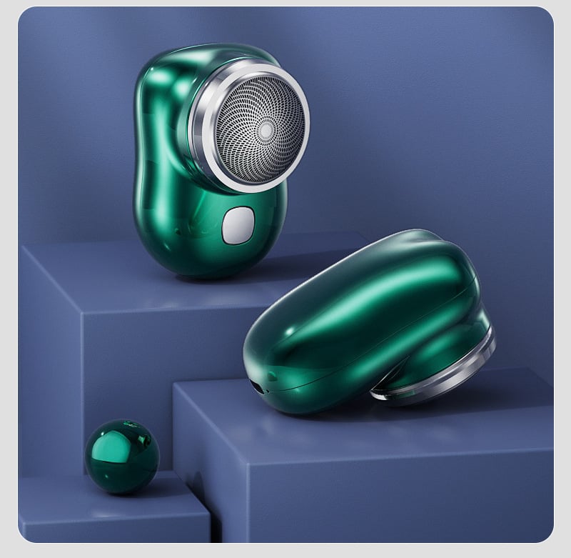 Mini Electric Shaver with Floating Cutter Head and Digital Display