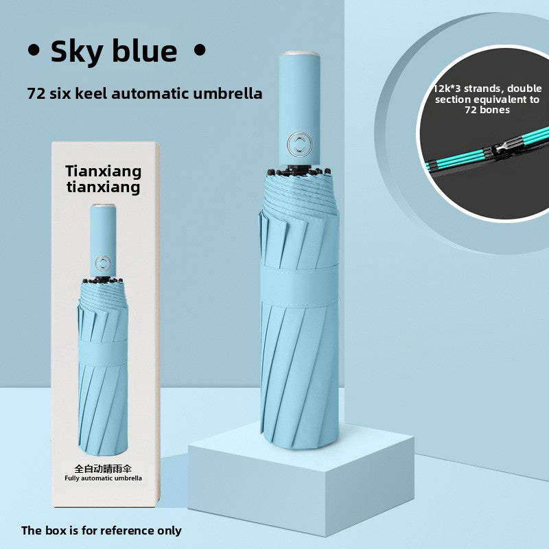 72-Bone Automatic Folding Umbrella