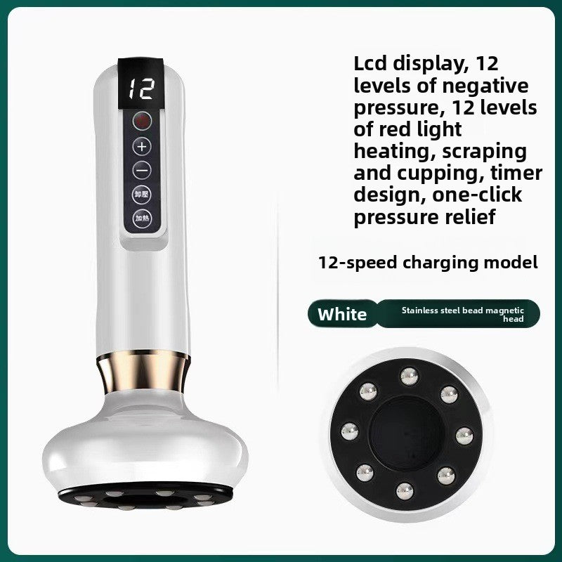 Electric Cupping Therapy Device with Adjustable Pressure and Heating
