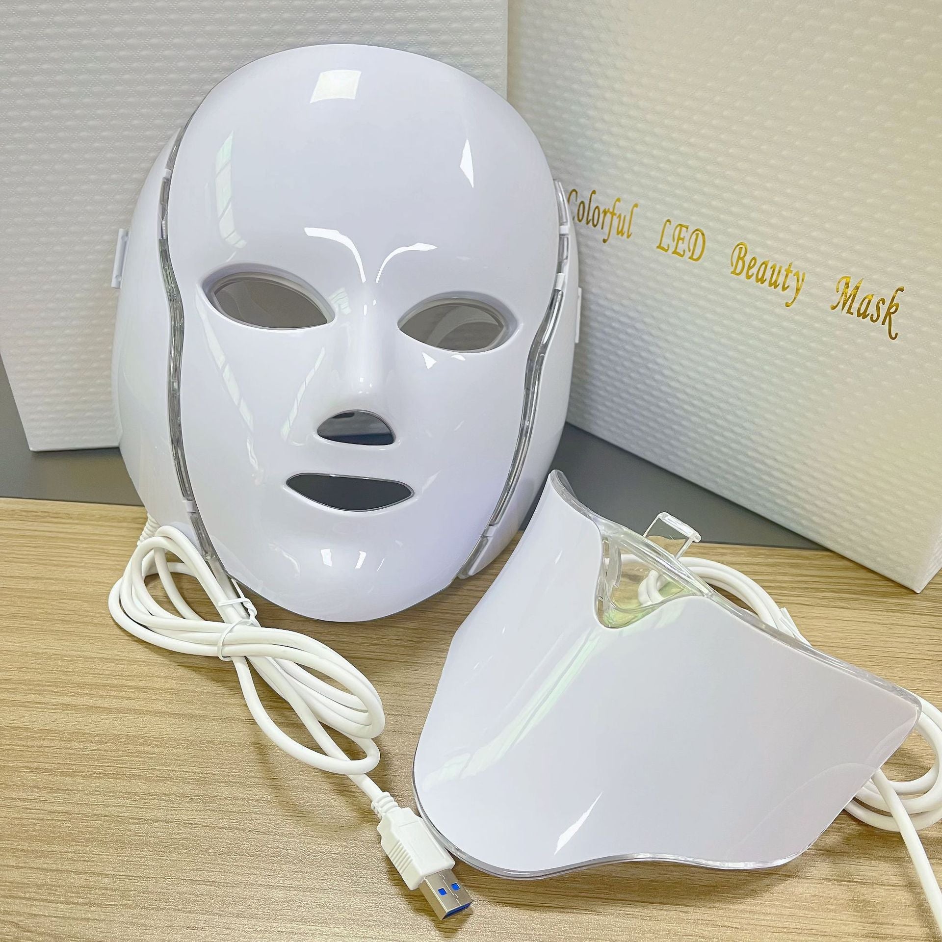 Facial LED beauty mask