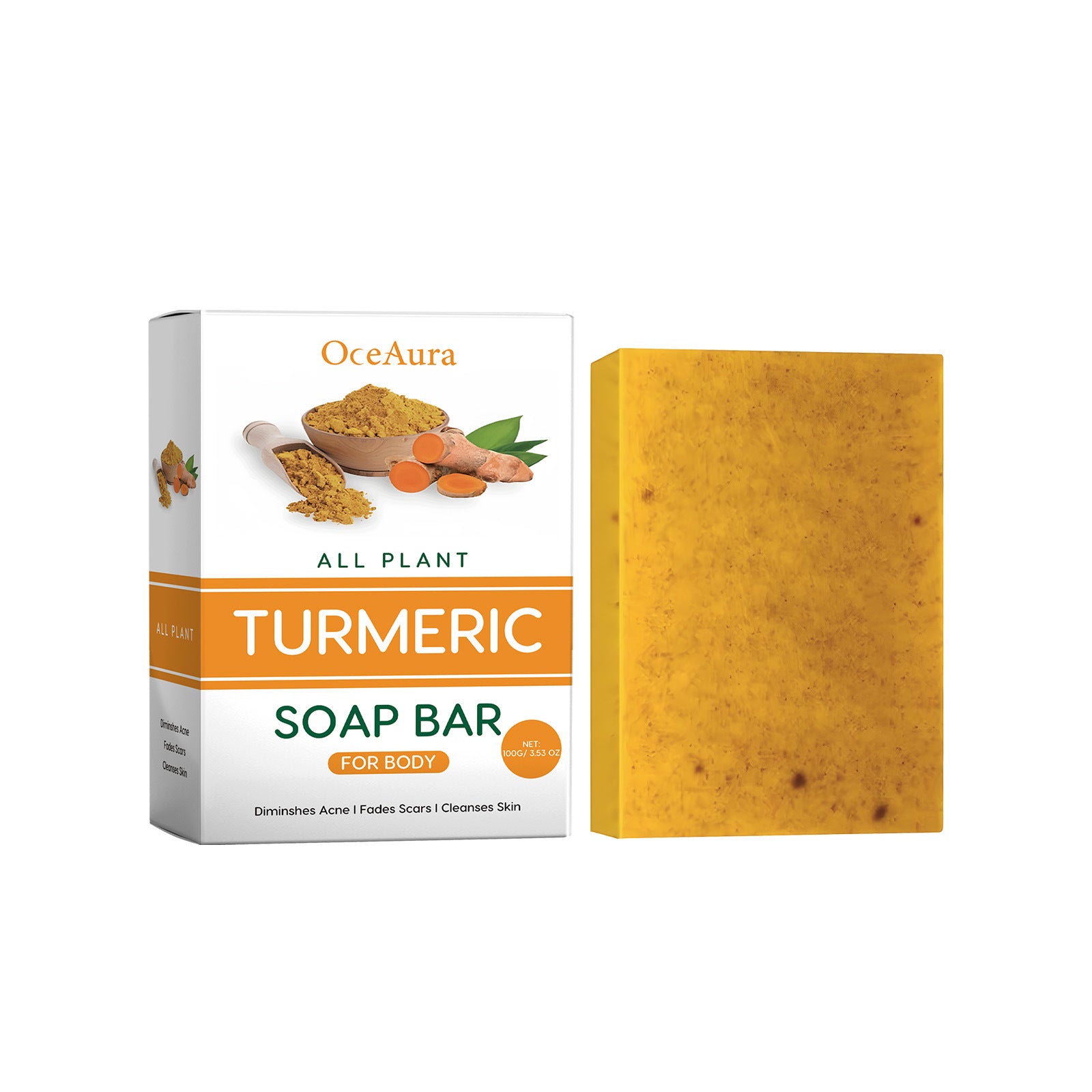Lemon turmeric kojic acid soap
