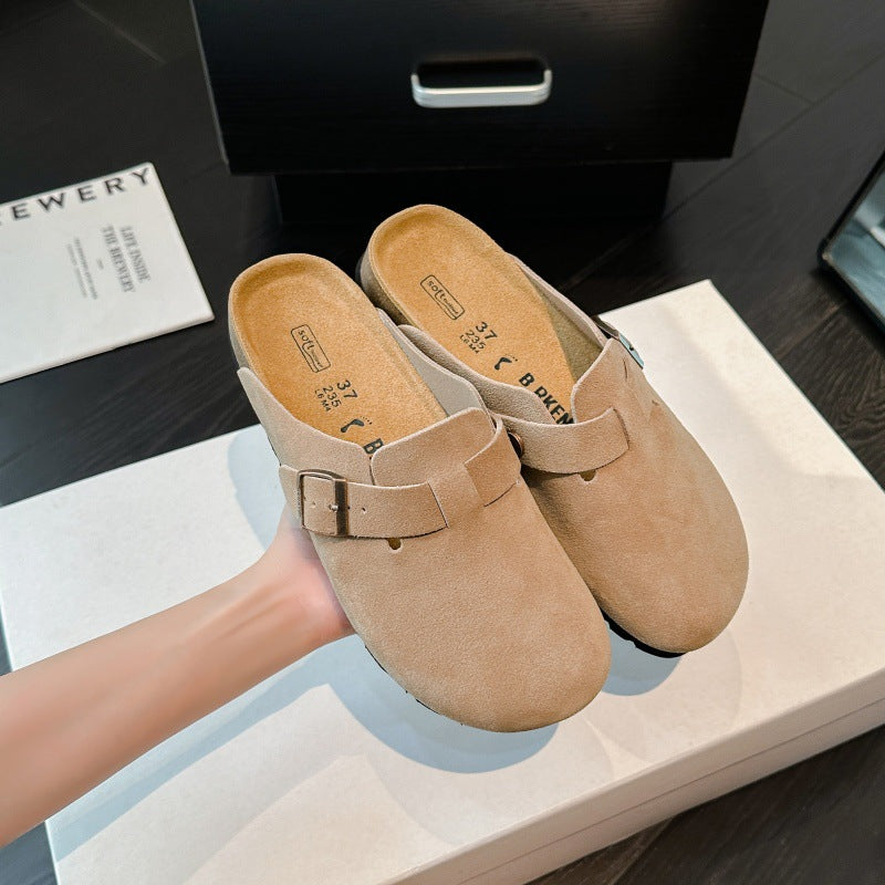 Platform slip-on shoes