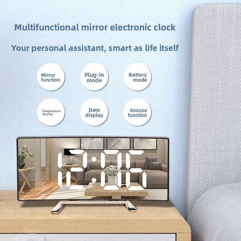 Desktop luminous electronic alarm clock