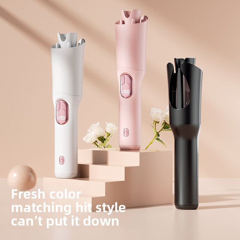 LCD USB charging 32MM heated egg roll perm curling iron