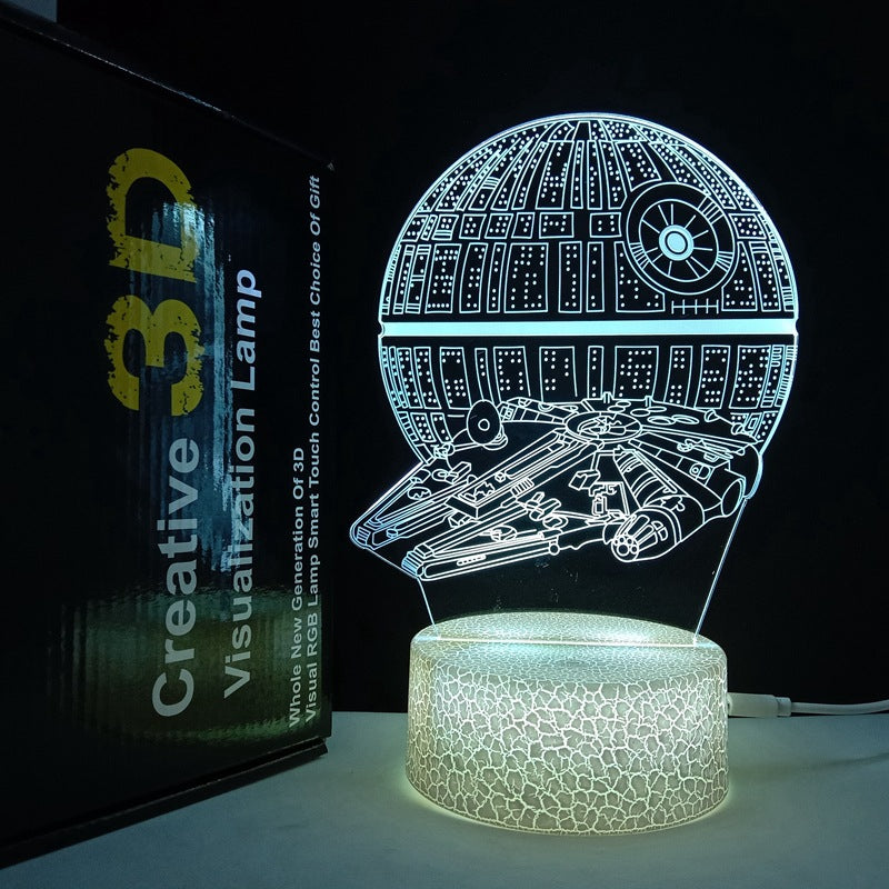 3D Horse Night Light USB Color Changing Remote Control Decorative Lamp for Kids Room