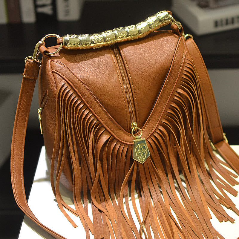 Tassel crossbody bag