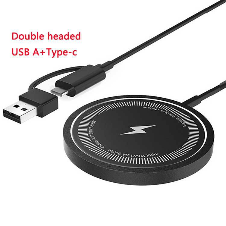 Wireless fast charging magnetic multi-port charger