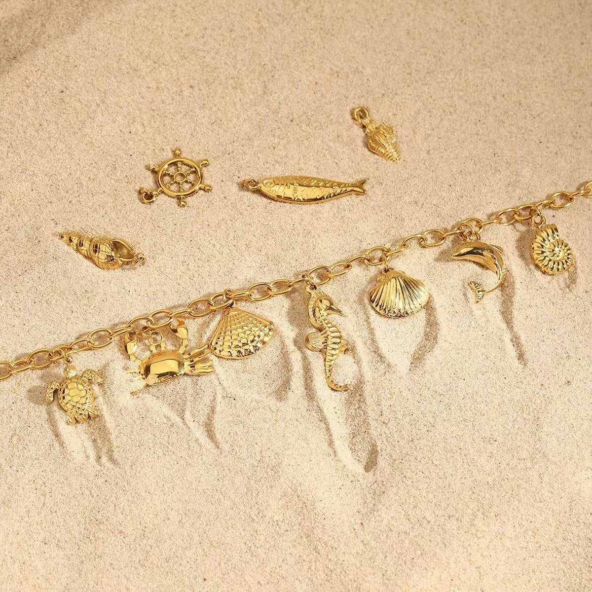 Gold Animal Pendant Necklace