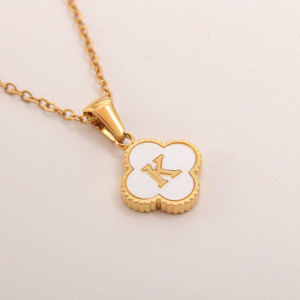 Gold-Plated Letter Necklace