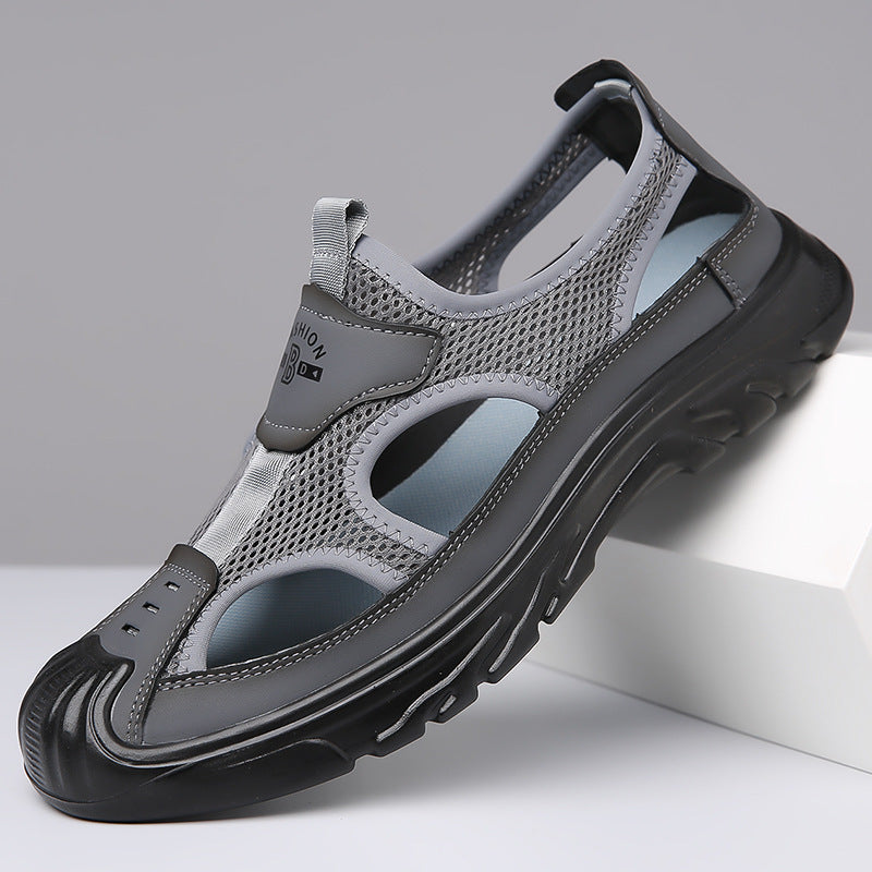 Breathable Men's Closed-Toe Sandals