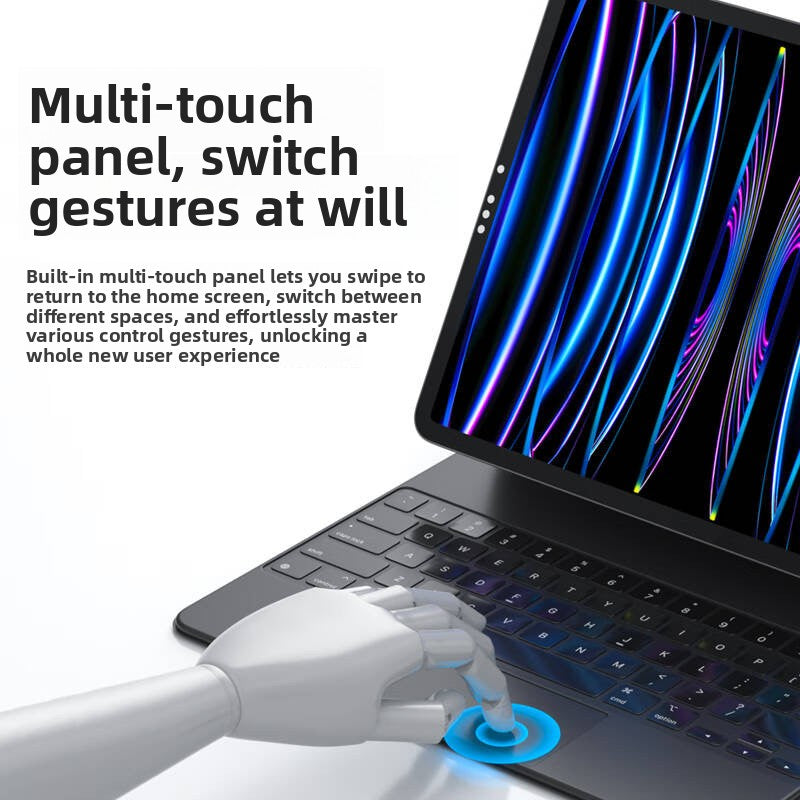 iPad Magnetic Bluetooth Keyboard with Backlight