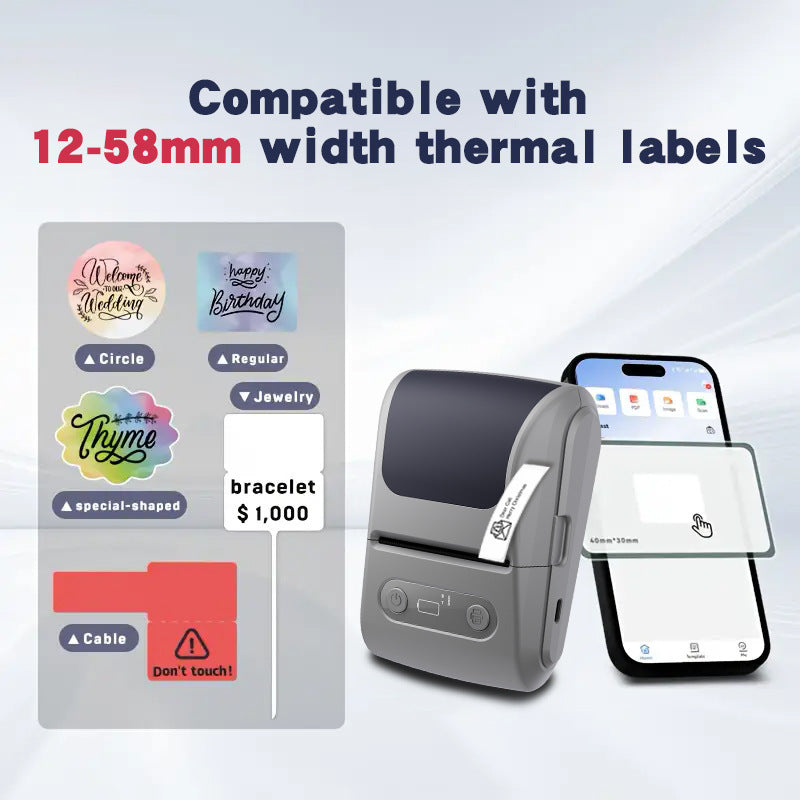 Portable Mini Thermal Label Printer