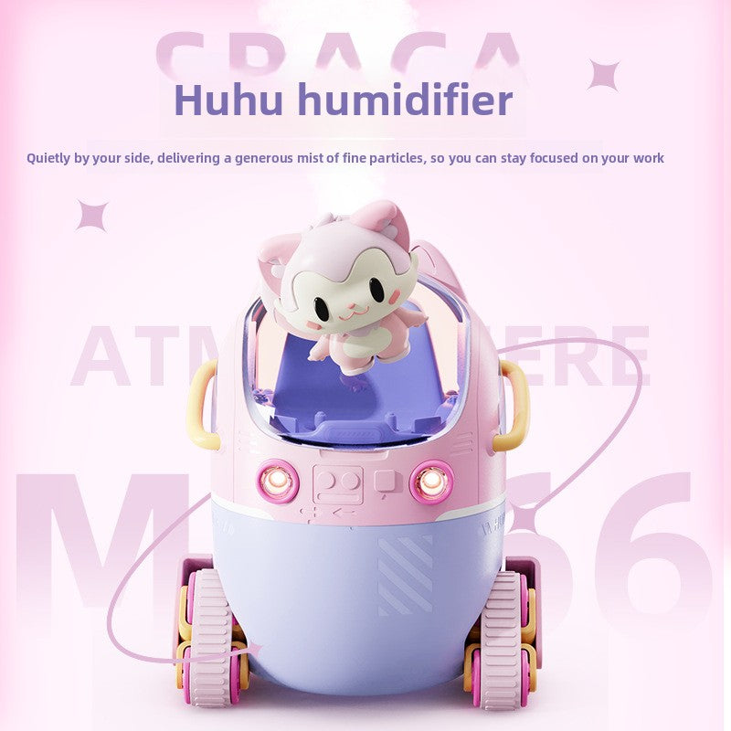 Mini Rechargeable Humidifier with Aromatherapy and Night Light for Kids