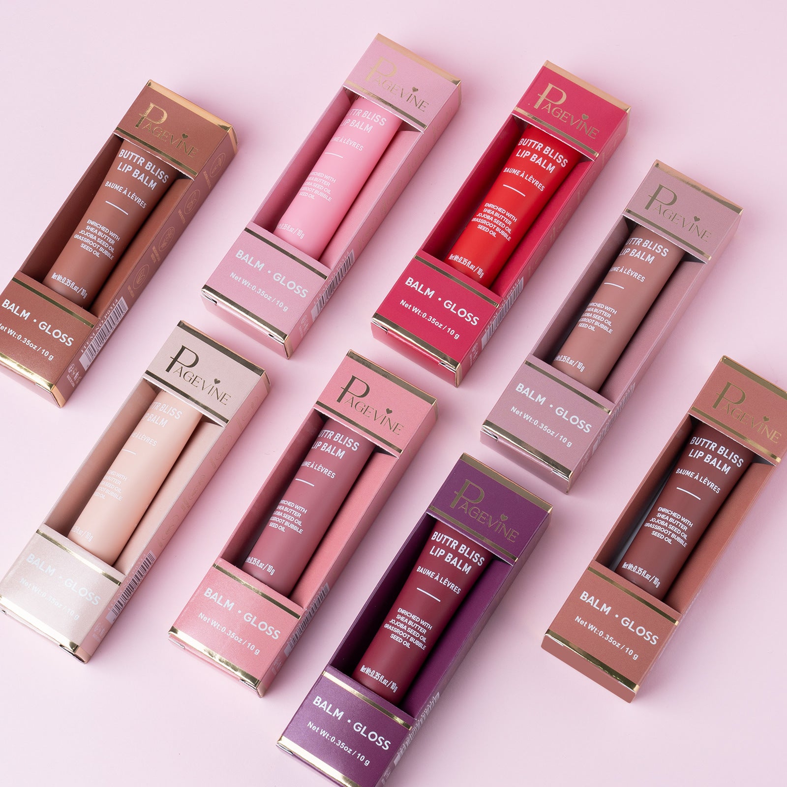 Peptide butter lip balm