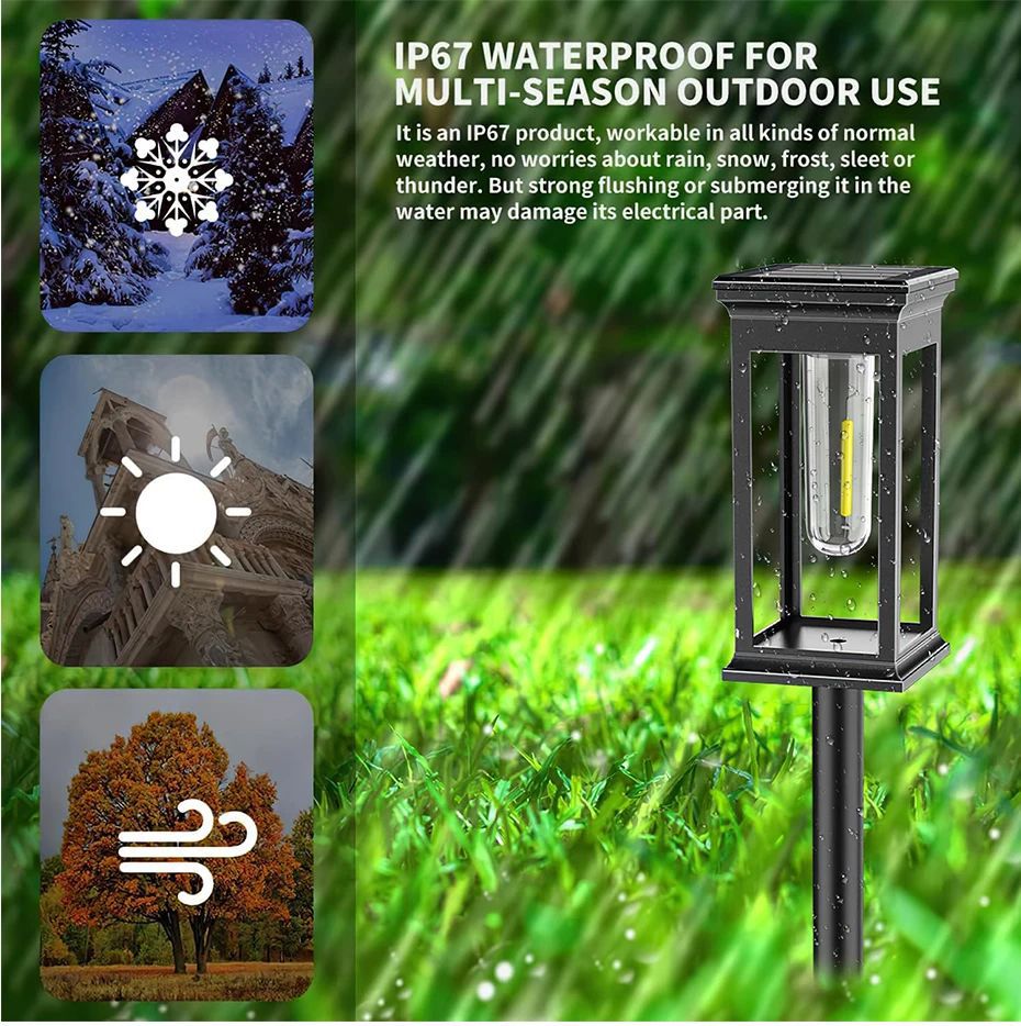 Solar Garden Light Waterproof Outdoor Sensor Light