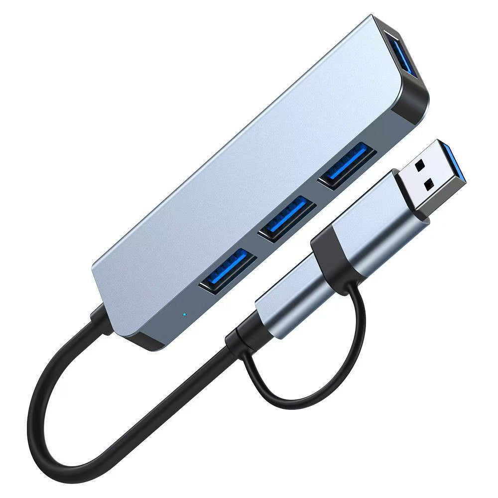 Dual-Head USB 3.0 Hub with Multiple Ports