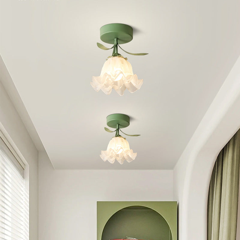 French cream-style ceiling lamp